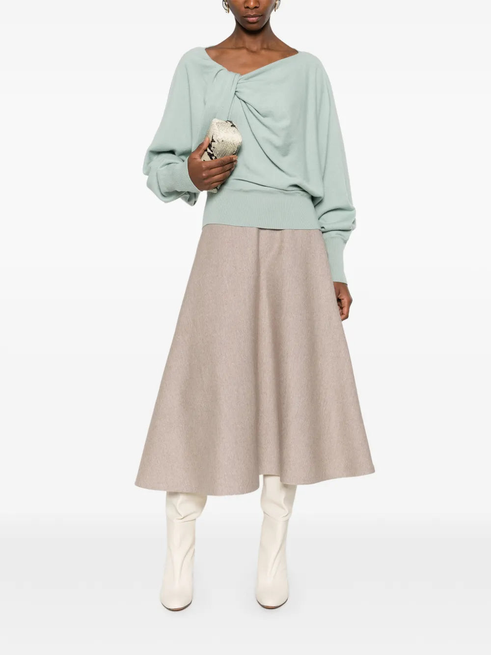 Classic Knit Sweater with Design