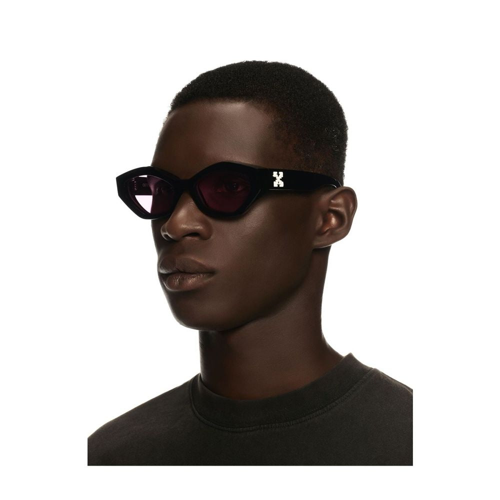Oeri144 Hilo Glossy Black Acetate Sunglasses