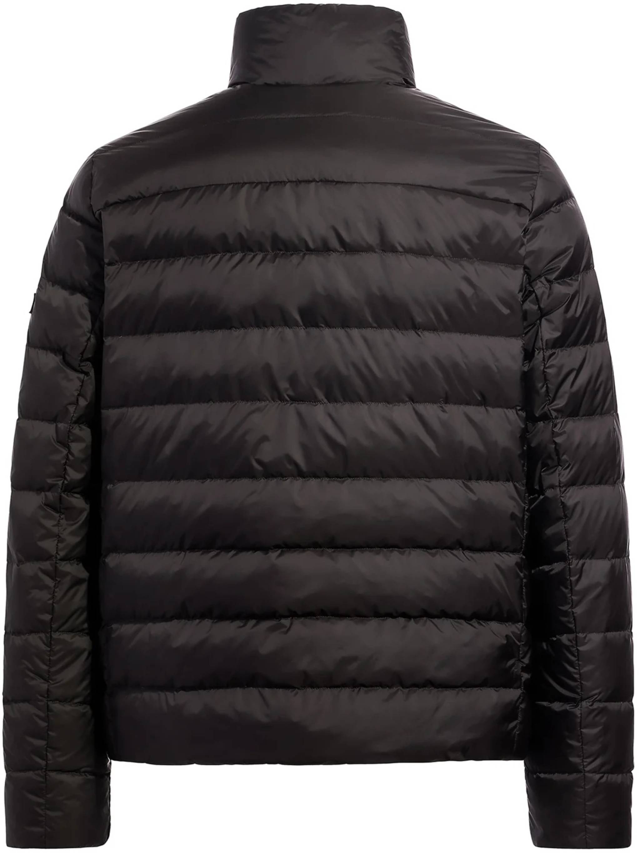 Black Atene Quilted Nylon Puffer Jacket