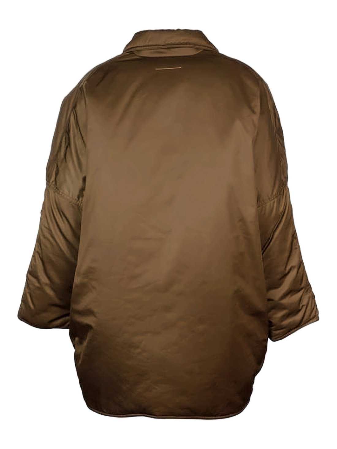 Oversized Padded Jacket with Classic Collar