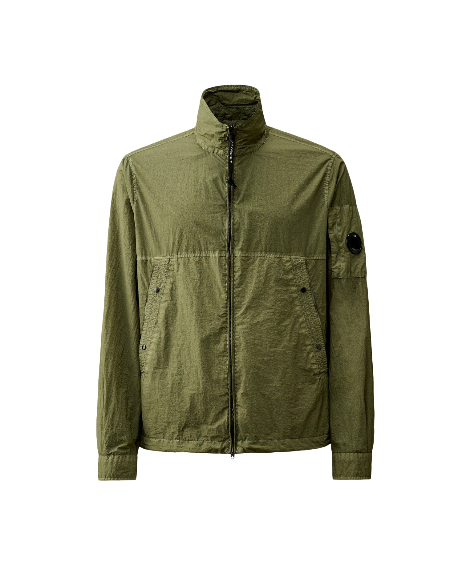 Lightweight High-Collar Casual Jacket With Flap Pockets