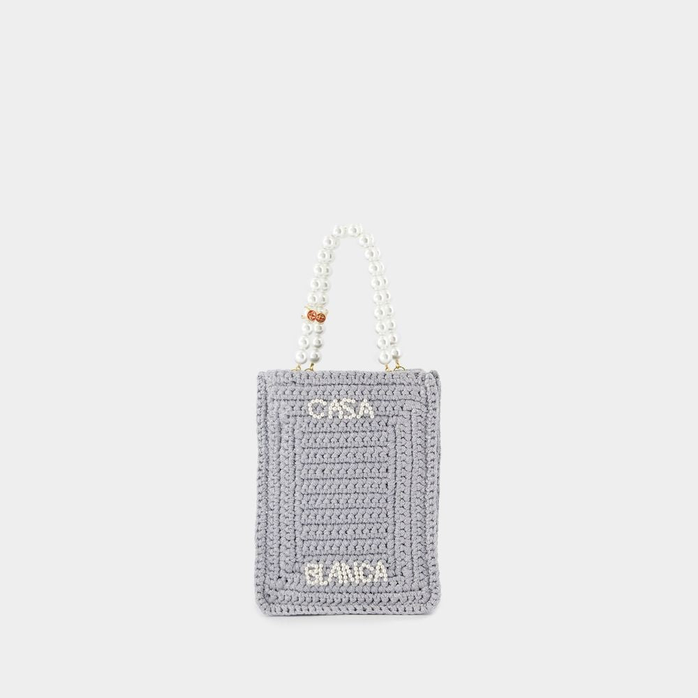 Pearl Mini Torba na Zakupy - Syntetyczna - Szara