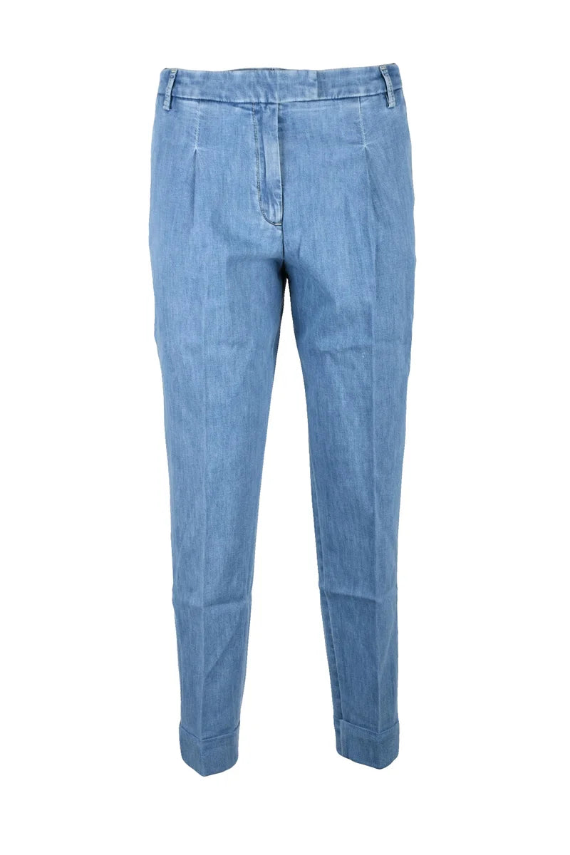 Boy with Cuff Jeans - Light Blue