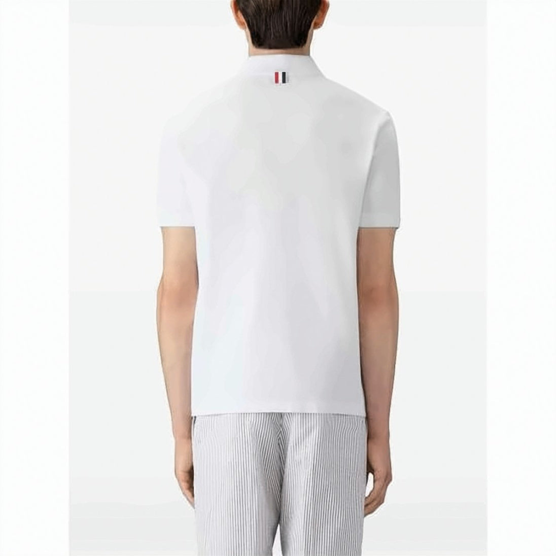Piqué Cotton Short-Sleeve Polo Shirt