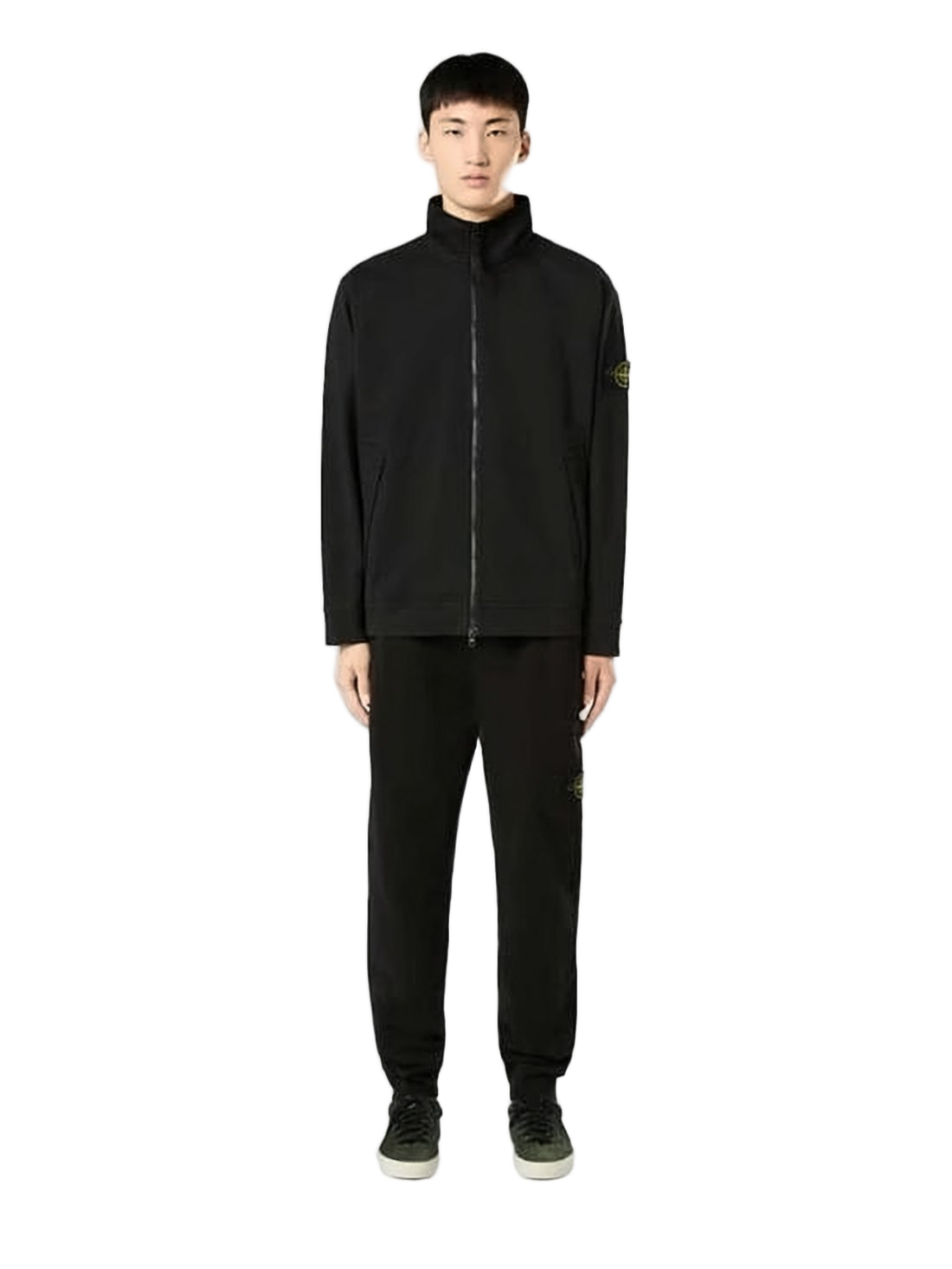 Relaxed-Fit Cotton Jogger Pants with Logo Emblem