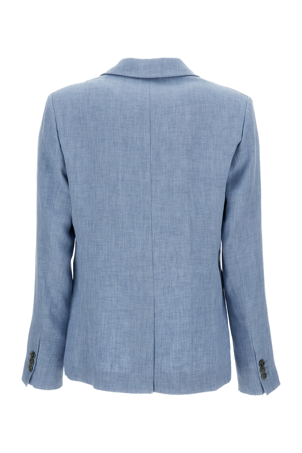 Clear Blue Jacket with Minimalist Silhouette