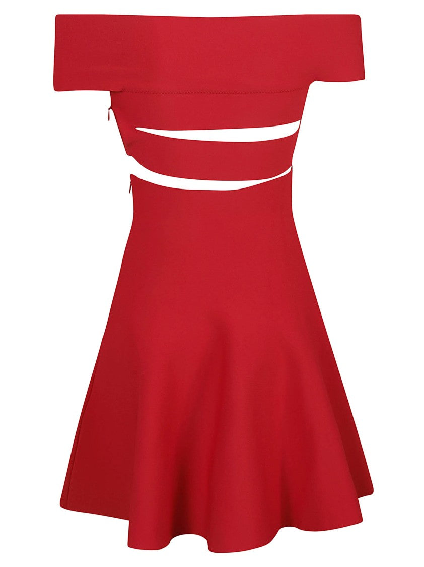 Off-The-Shoulder Dress With Cut-Out Details