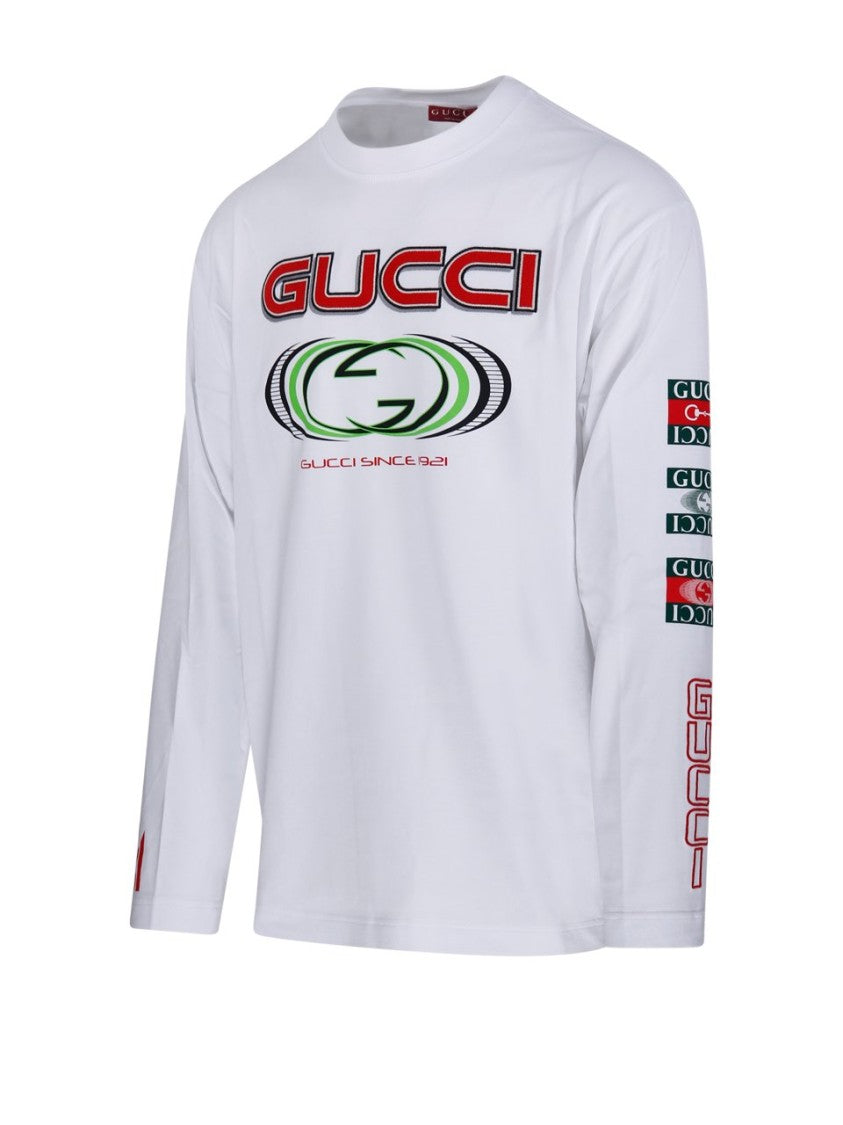 Classic White Jersey T-Shirt With Standard Fit