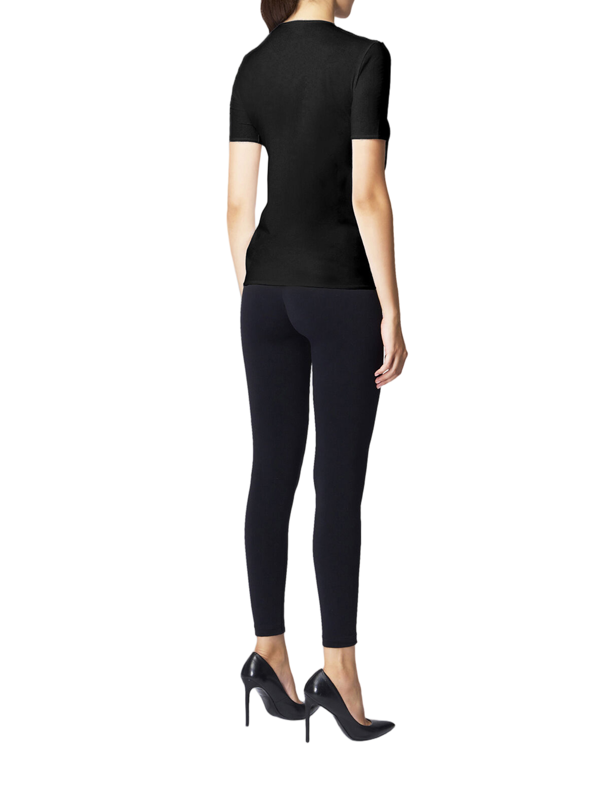 Pure Top Short-Sleeved Minimalist Cotton Top