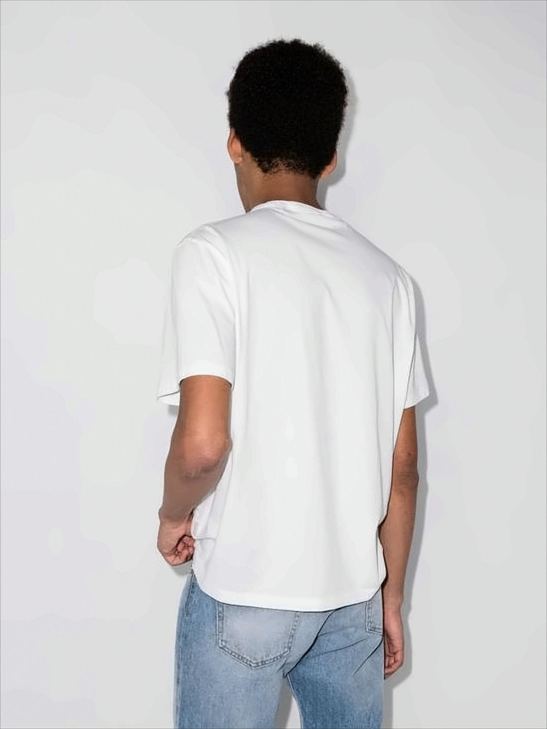 Boxy Short-Sleeve Cotton Jersey Top