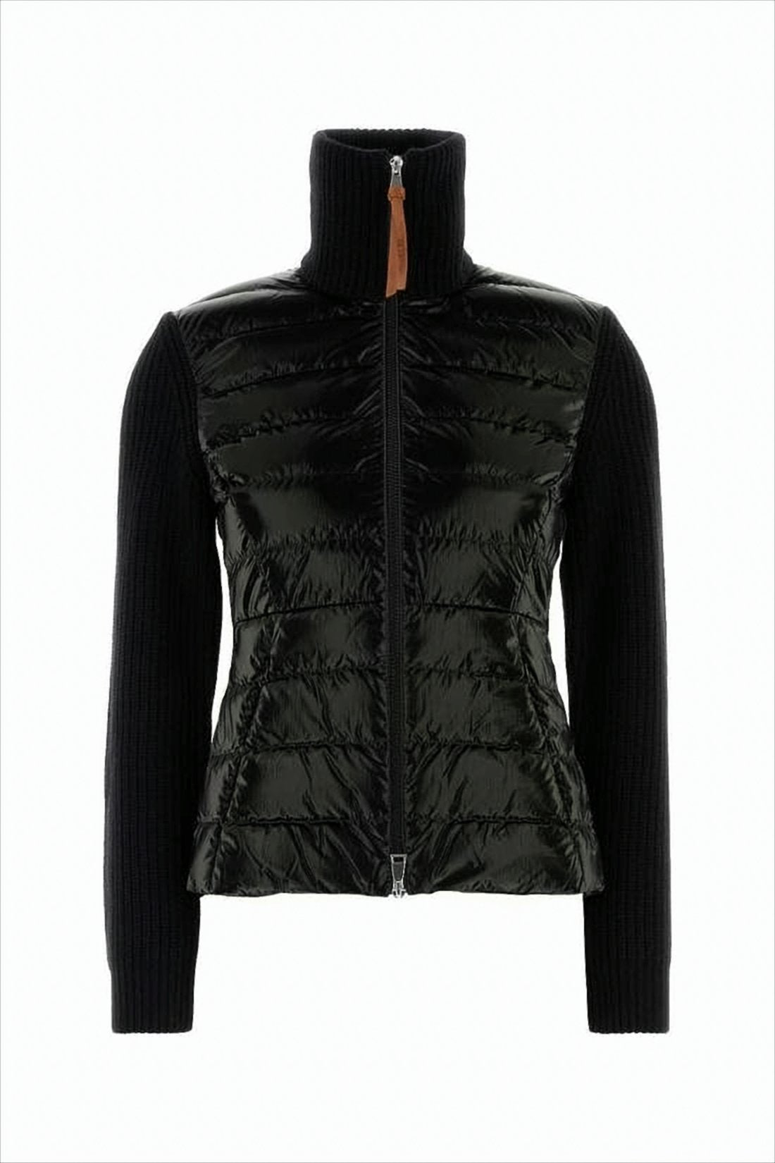 Quilted Turtleneck Jacket