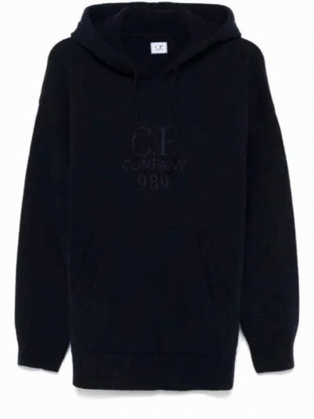 Relaxed Fit Hoodie with Embossed Logo Detail