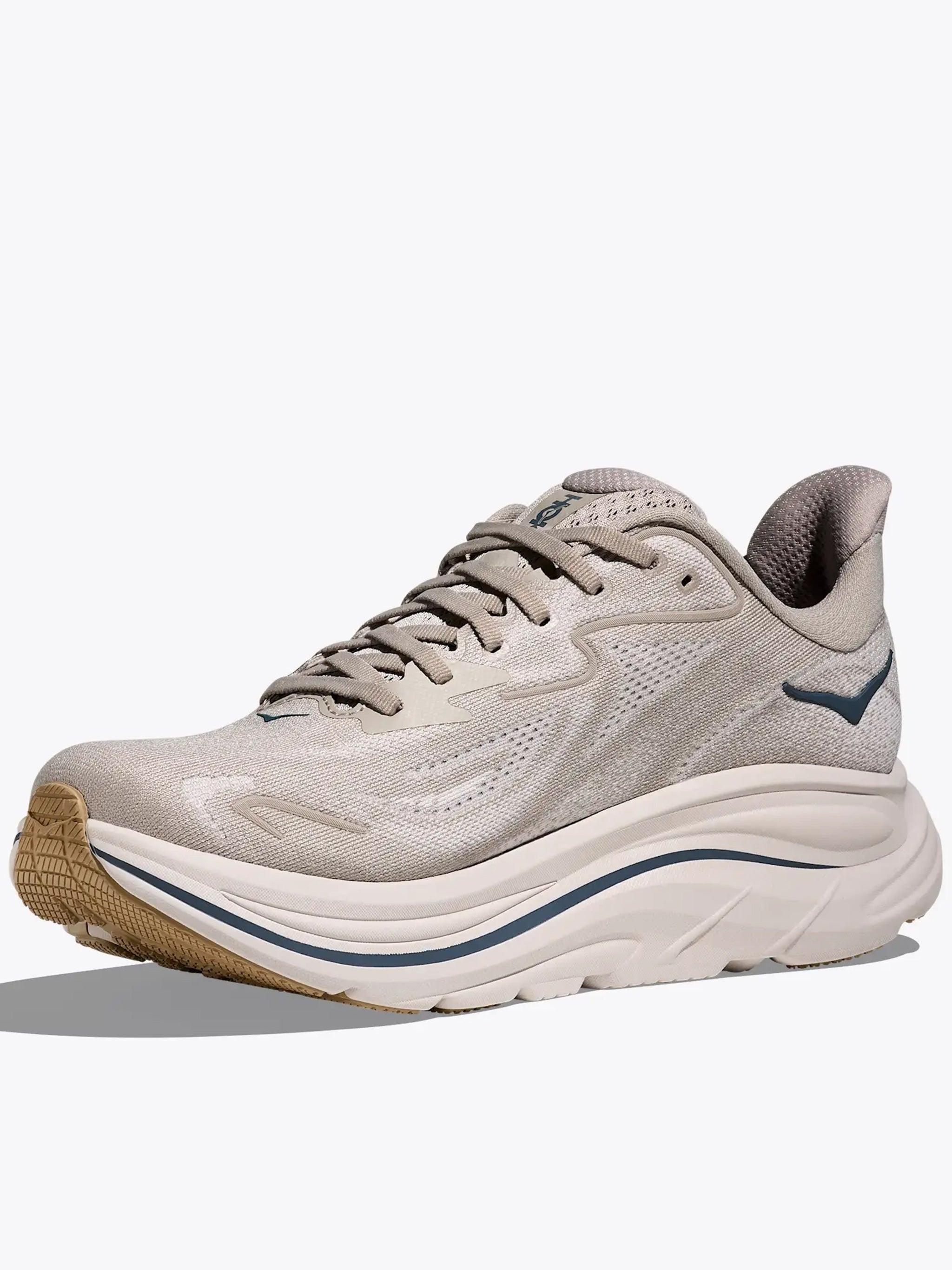 Beige Clifton 10 Cushioned Mesh Sneakers