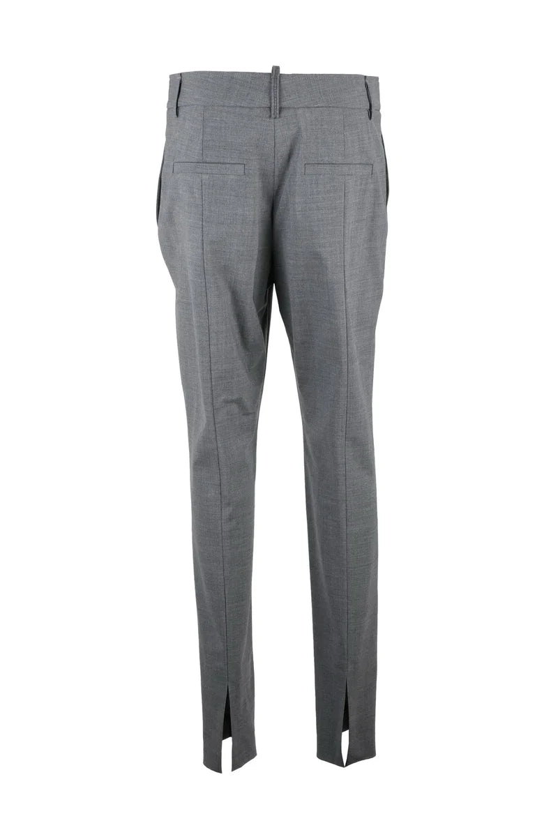 Straight Trousers - Grey