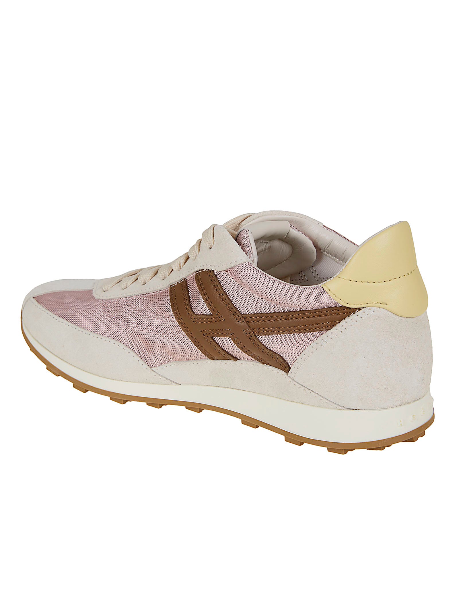 Retro-Inspired Sneakers with Prominent 'H' Detail