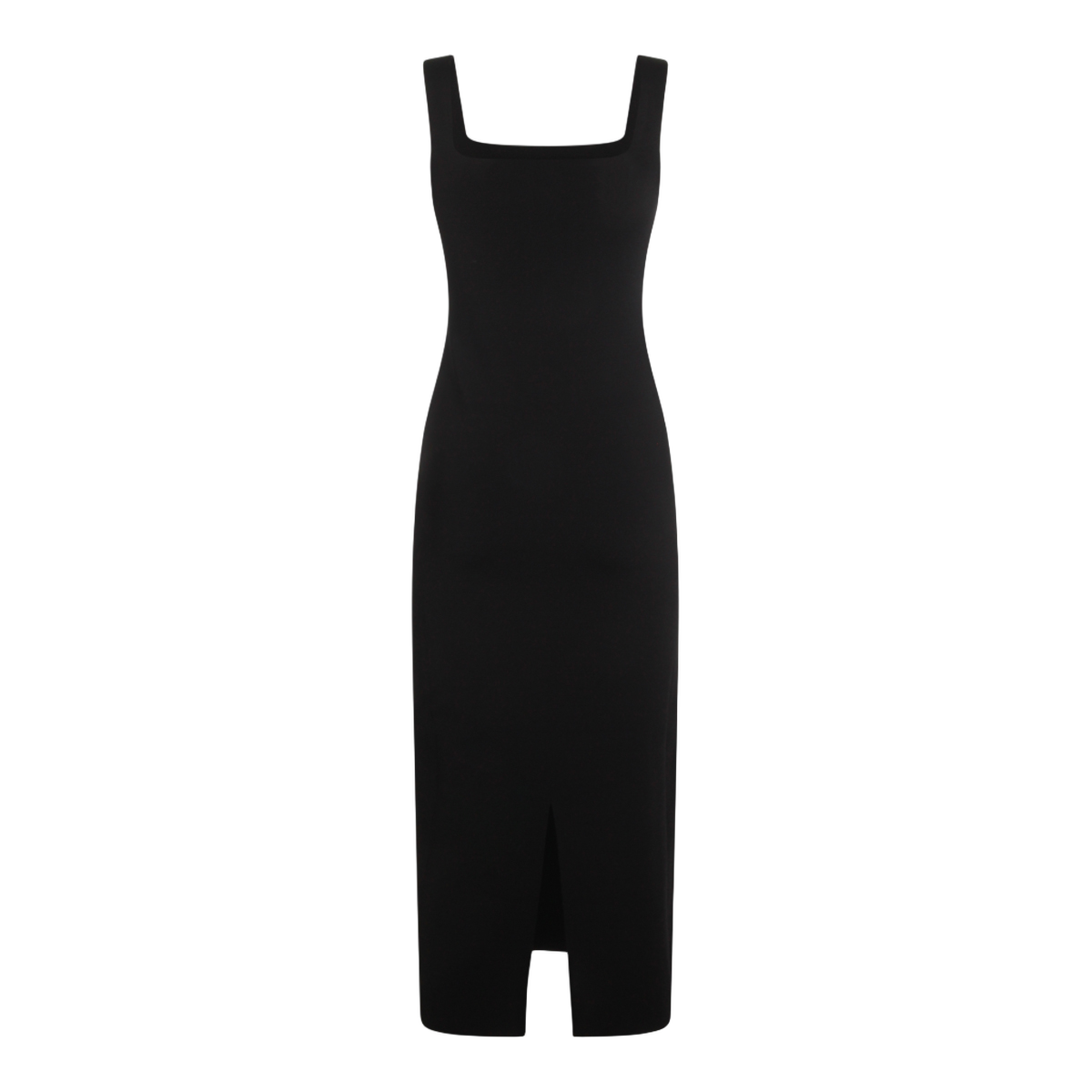 Midi Dress with Square Neckline