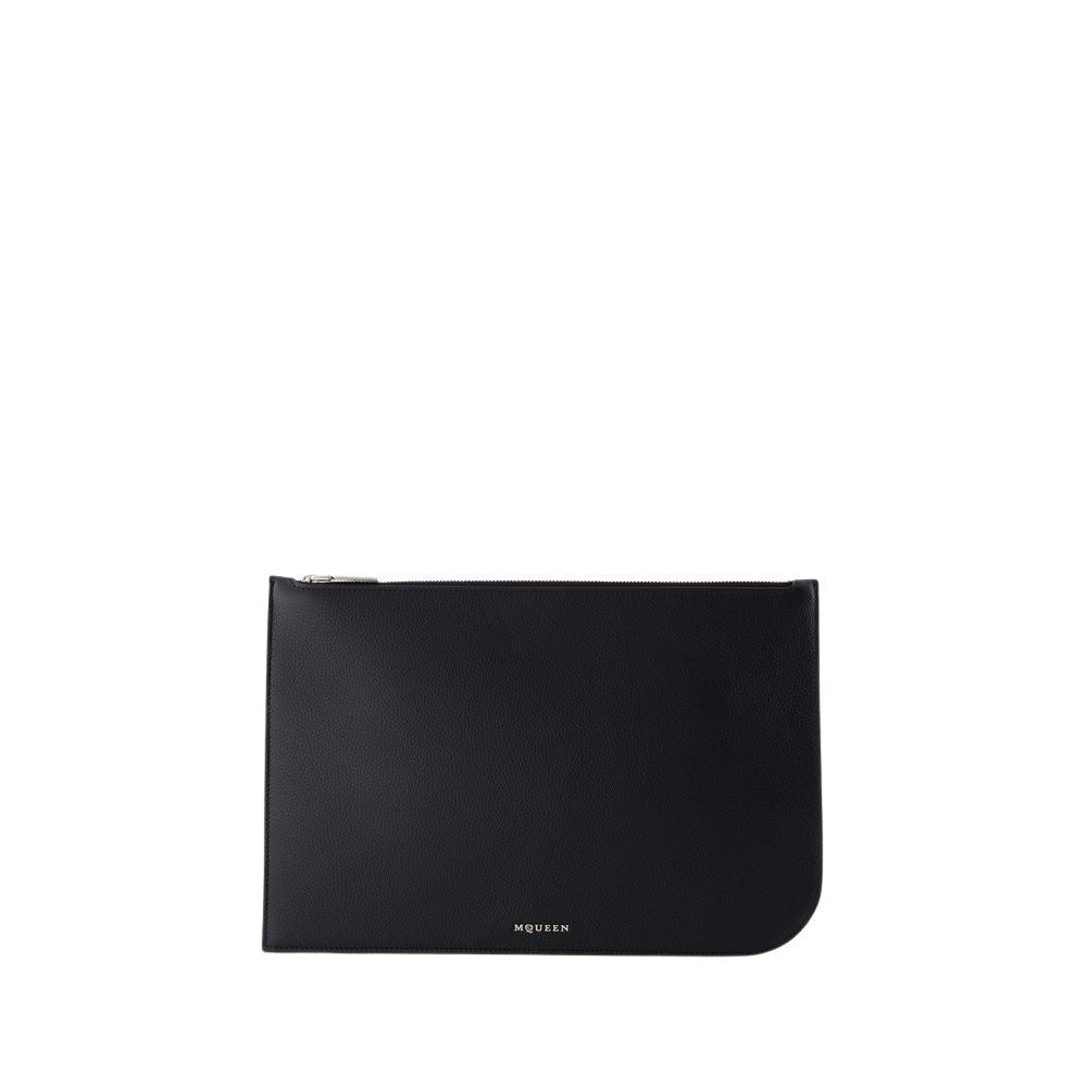 L Sling Crossbody - Leather - Black