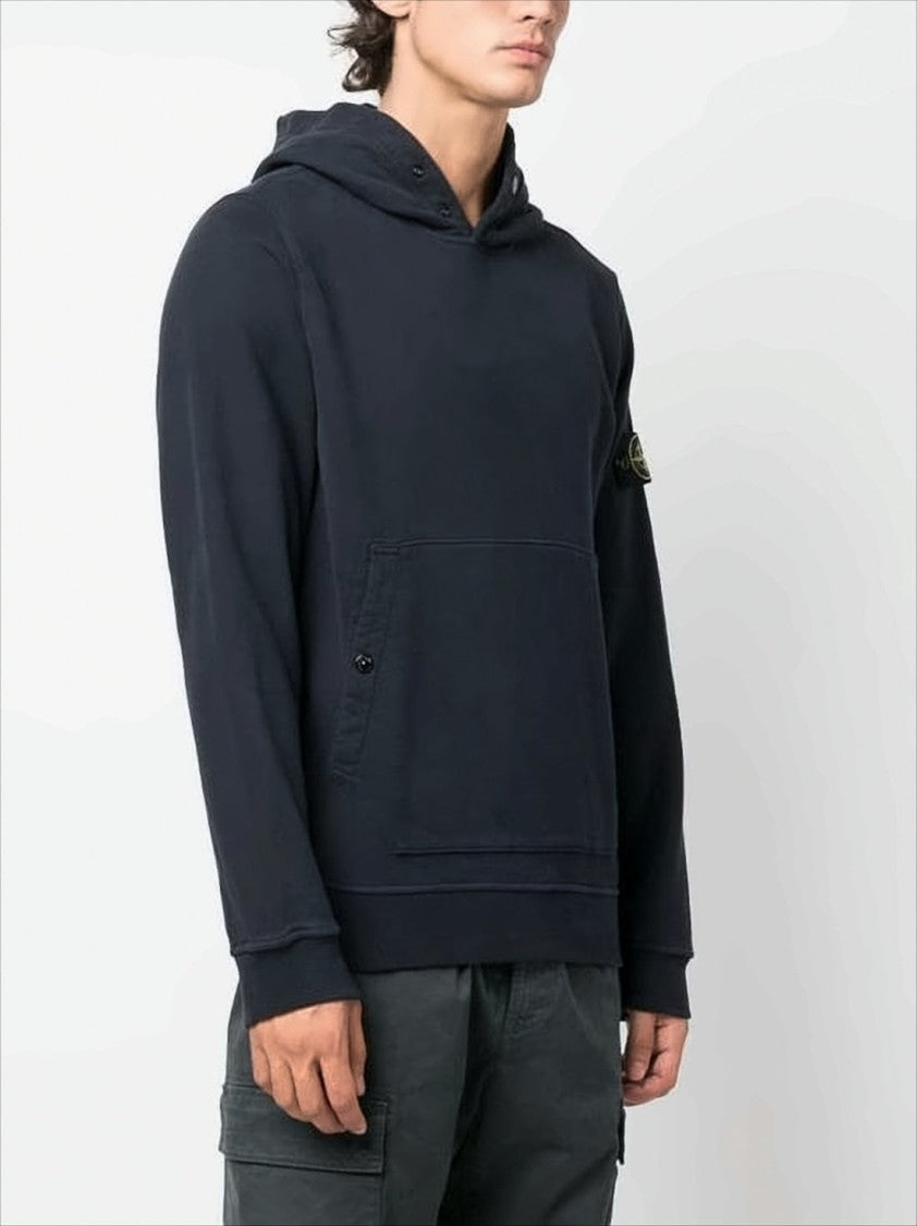 Classic Pullover Hoodie with Distinctive Patch Logo