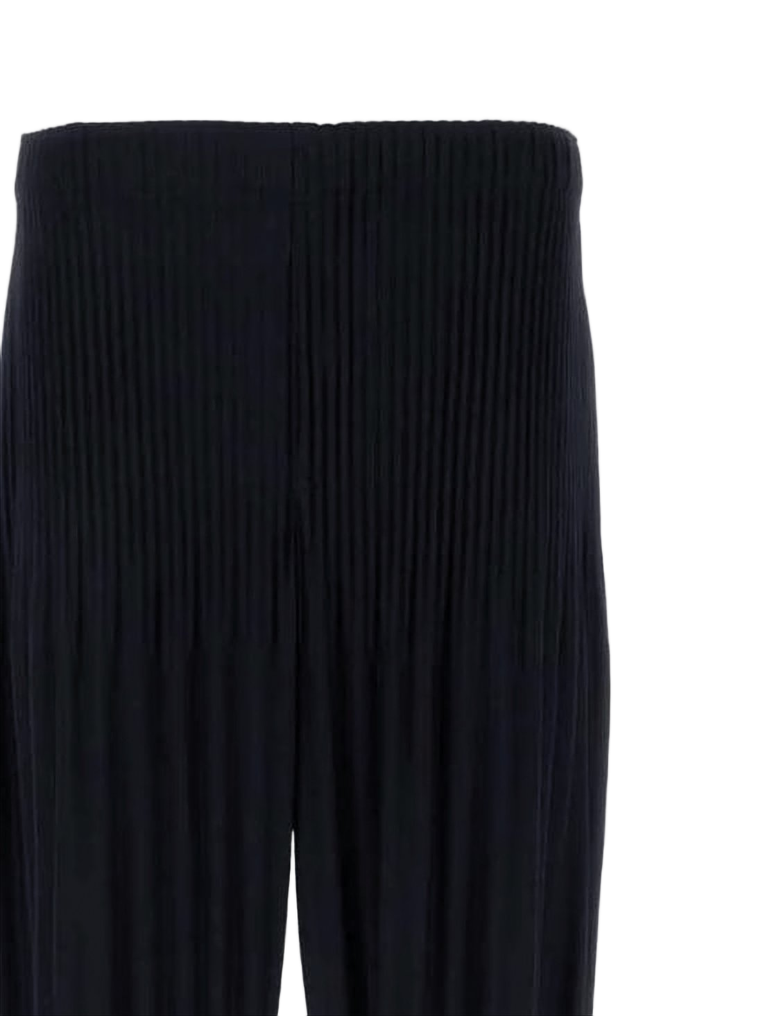 Pleated Tapered Jogger Pants with Elastic Waistband
