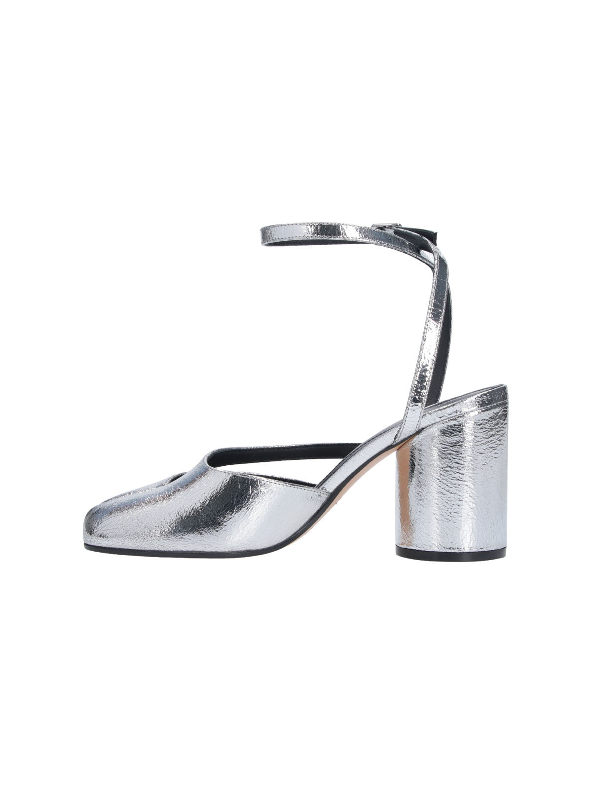 Silver Tabi Pumps