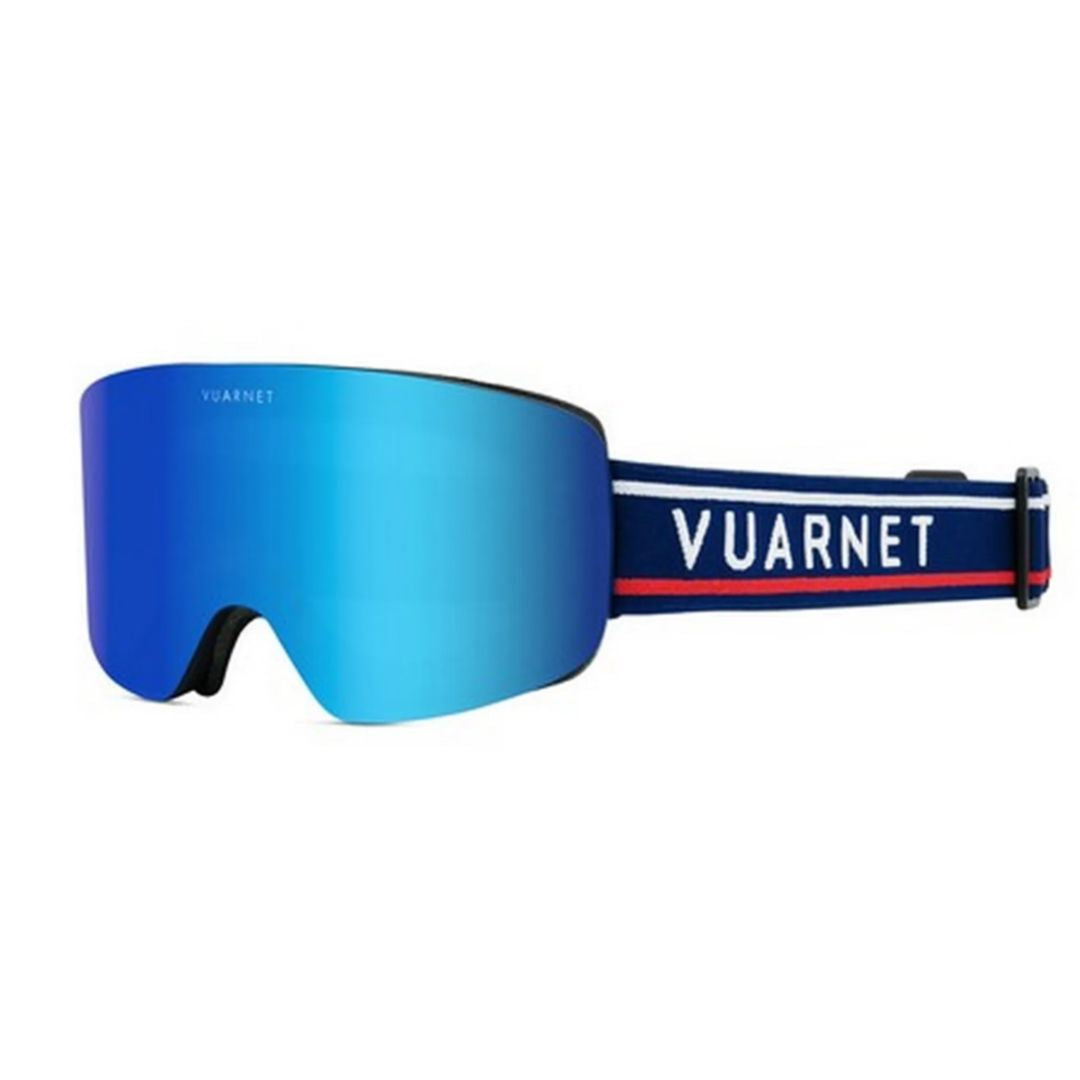Vu40026u Wraparound Blue Mirrored Lens Vuarnet Sunglasses