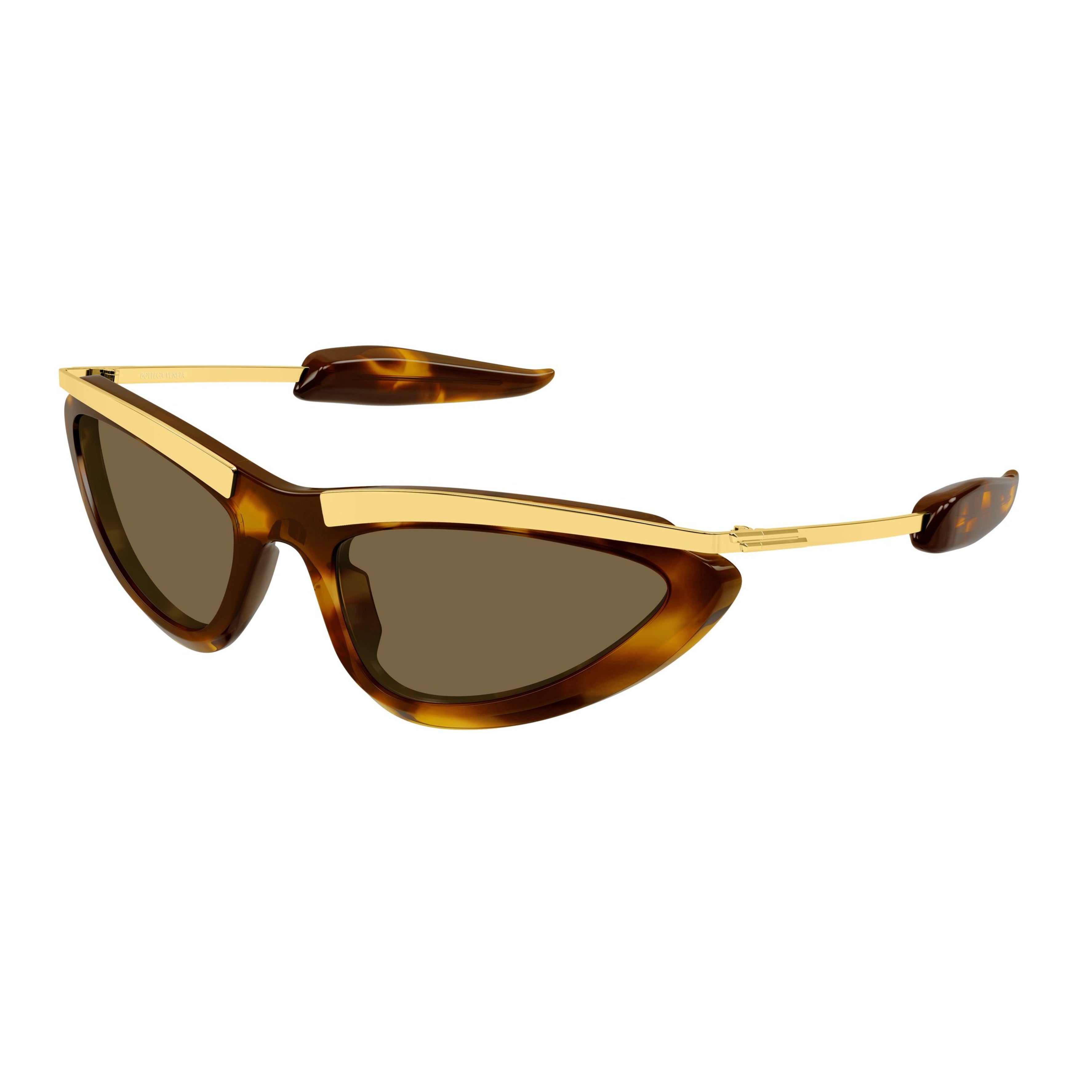 Tortoiseshell Bv1477s Gold Accent Cat-Eye Sunglasses