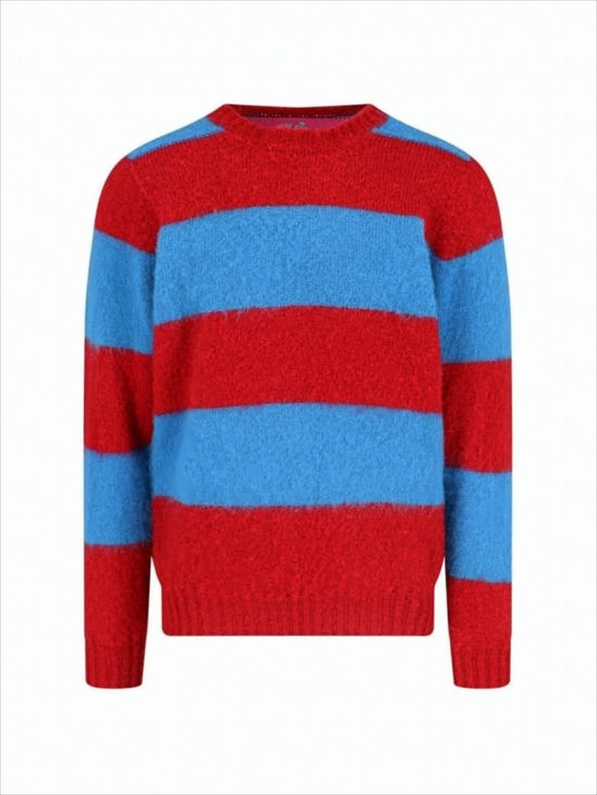 Bold Horizontal Stripe Wool Sweater