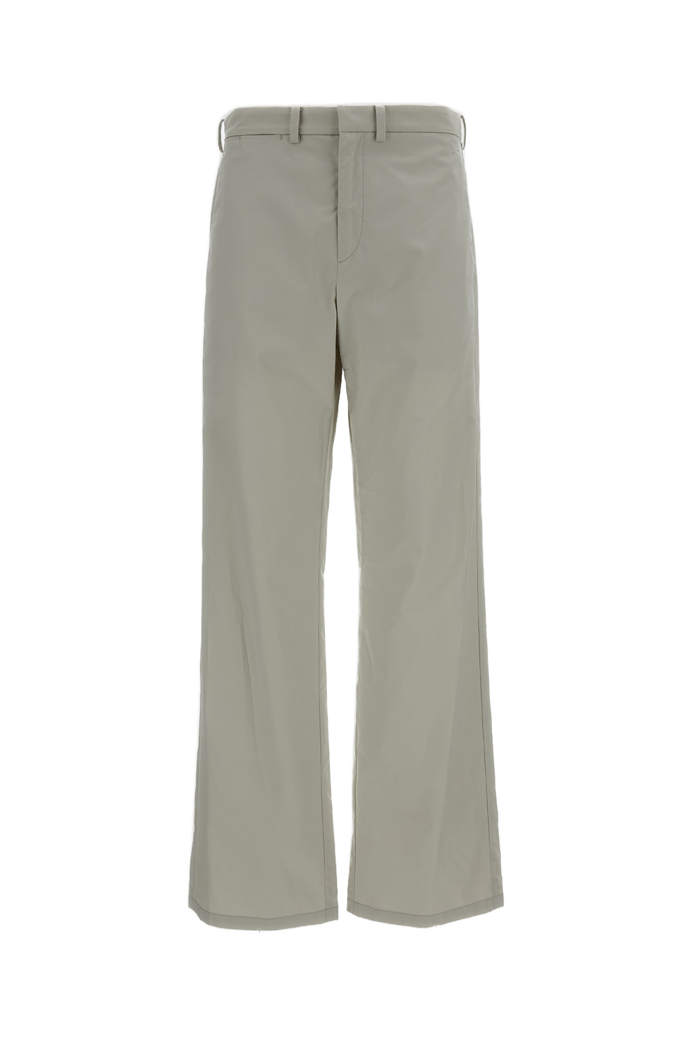 Straight-Leg Cotton Trousers
