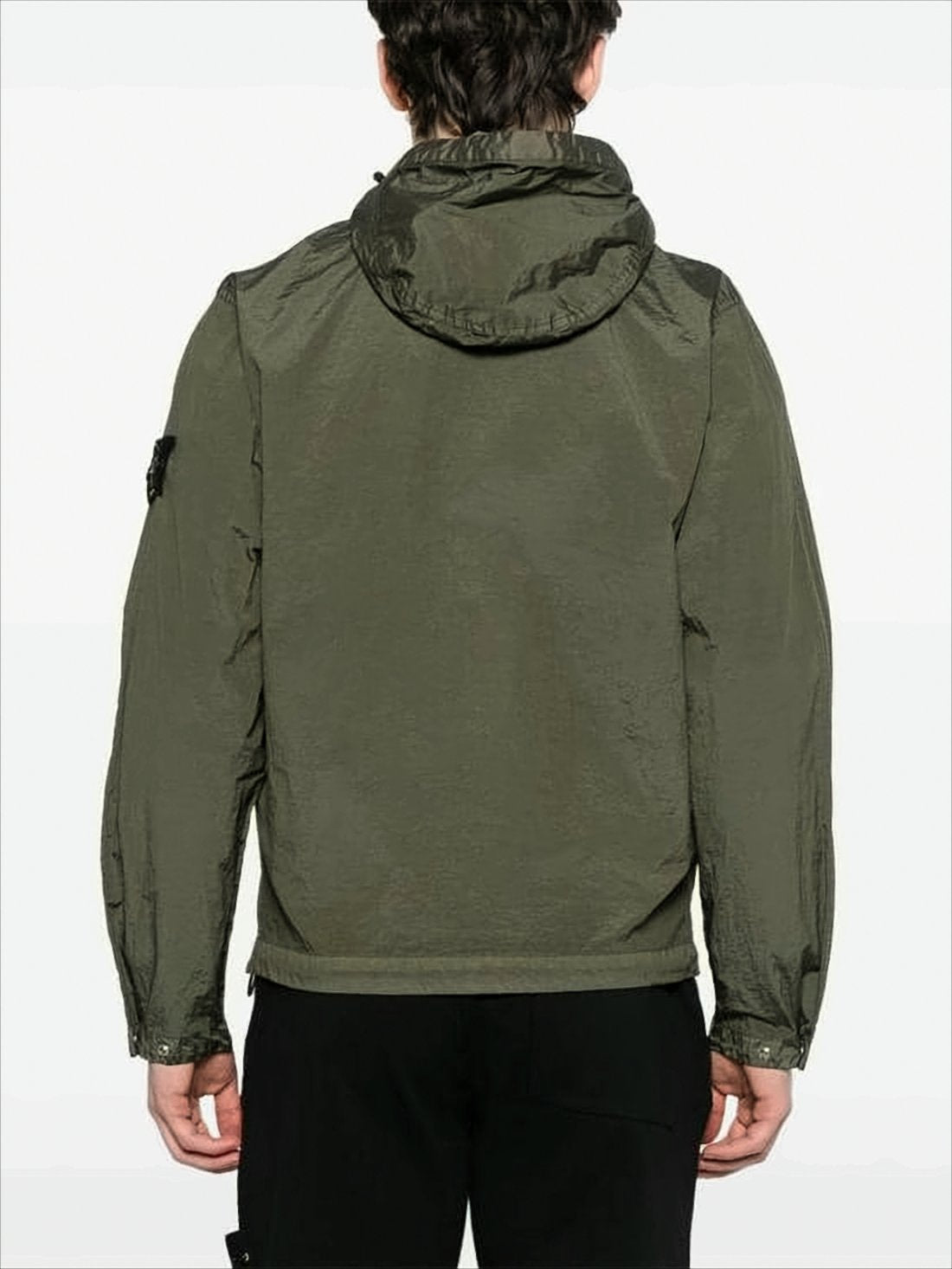 Pearl Grey Hooded Jacket