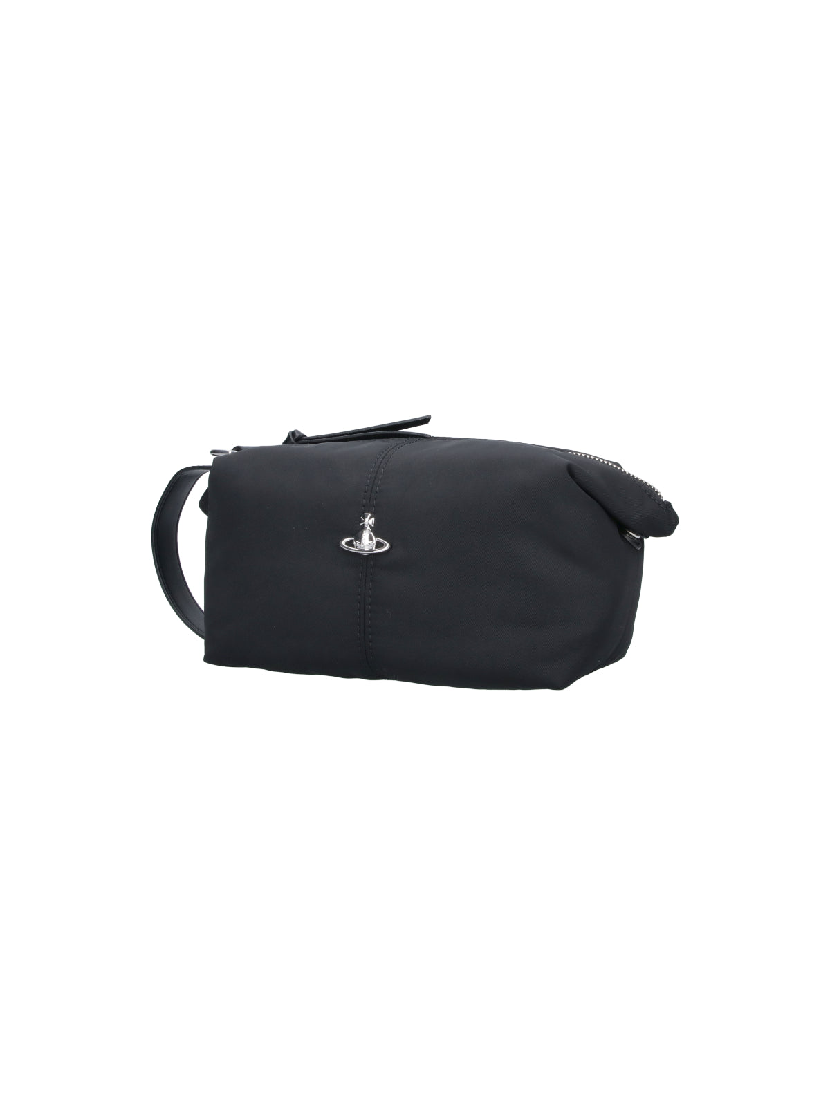 Black Wash Bag Fabric Zip Pouch