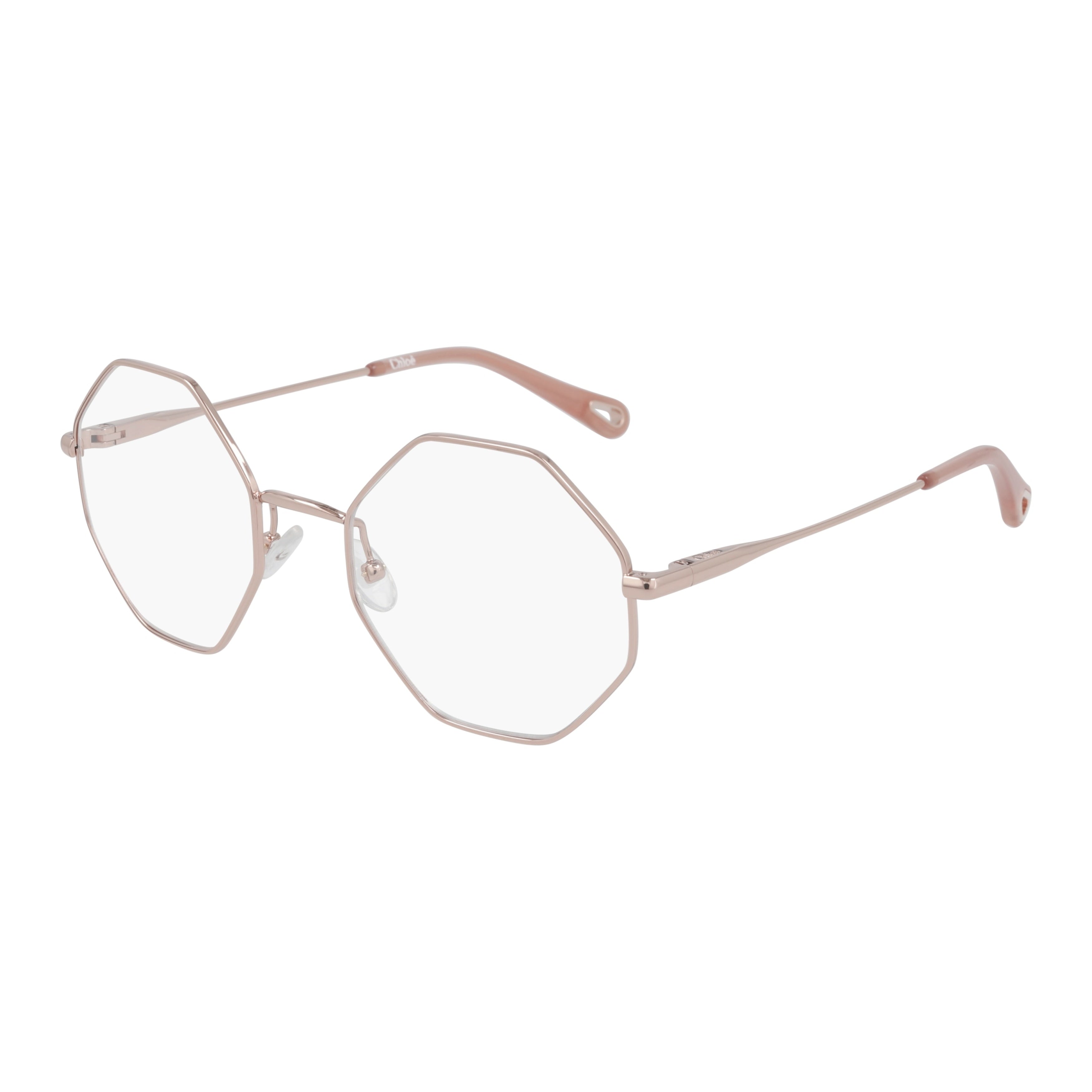 Ch0022o Geometric Octagonal Metal Eyeglasses