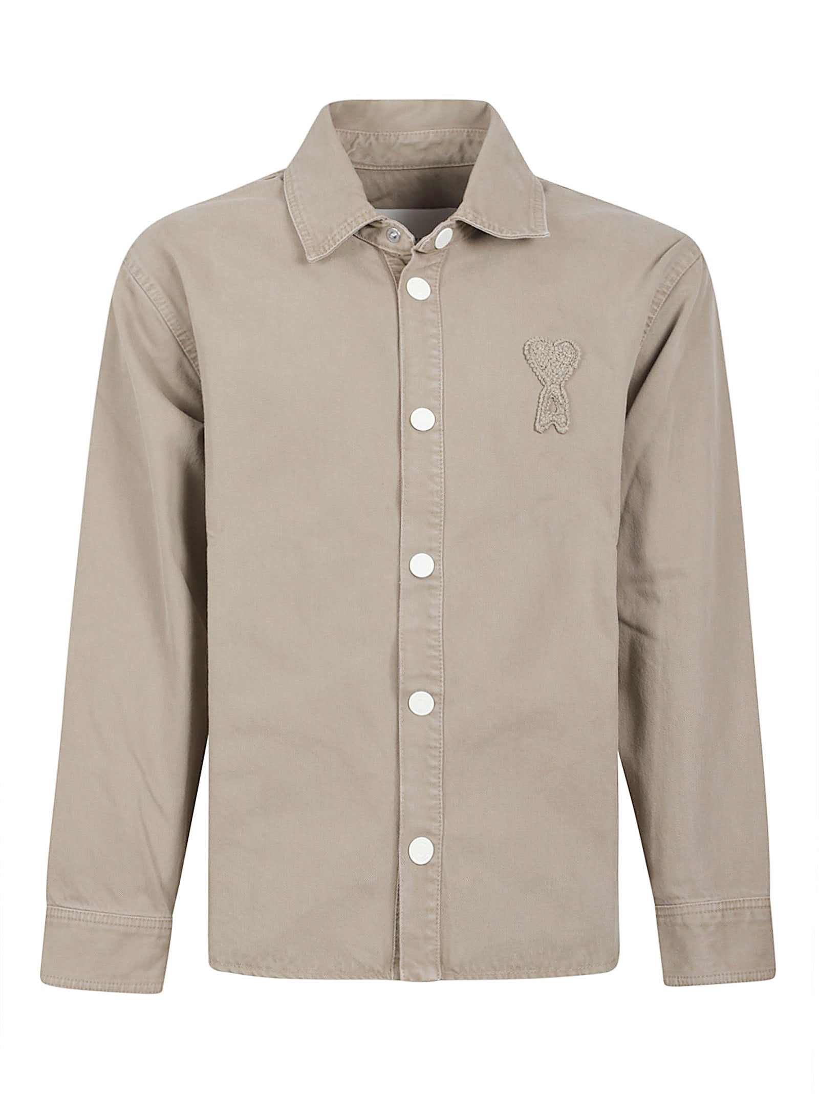 Button-Down Casual Shirt with Classic Collar