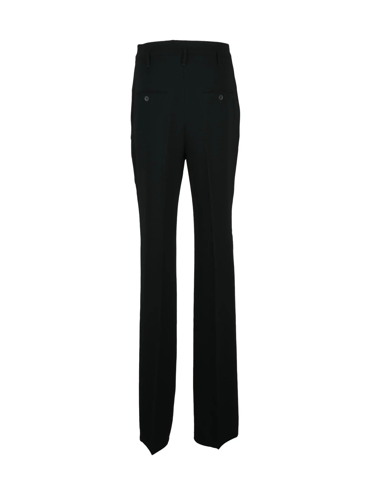 High-Waisted Black Trousers with Tailored Silhouette