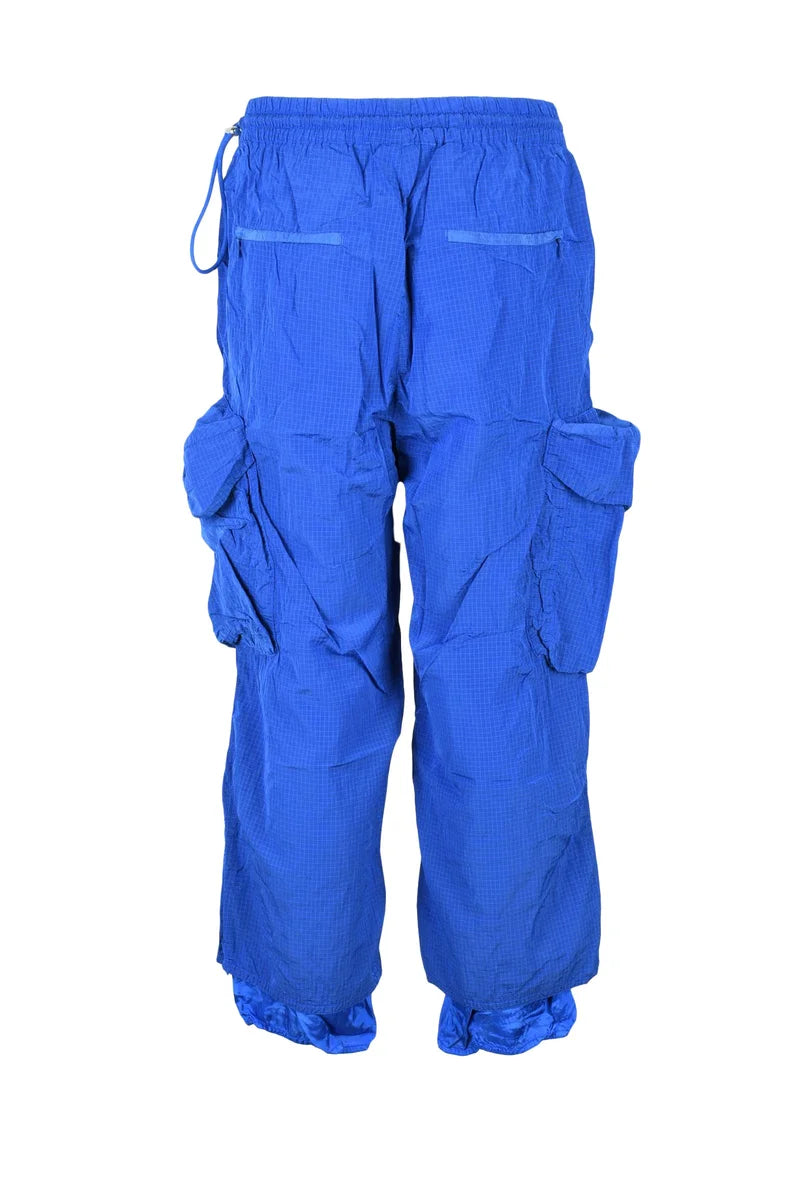 Nylon Track Pants - Blue