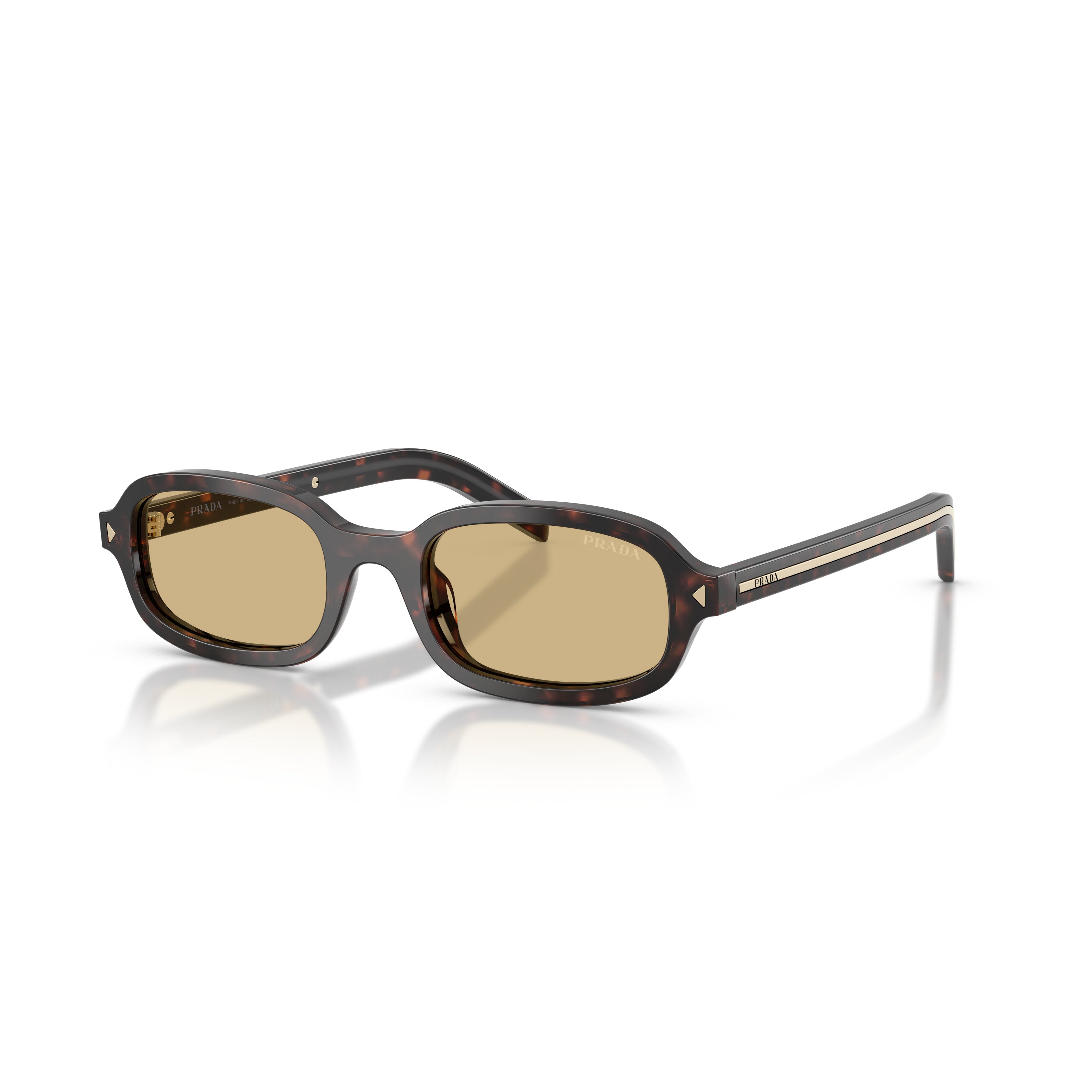 0pr D06s Rectangular Tortoiseshell Sunglasses