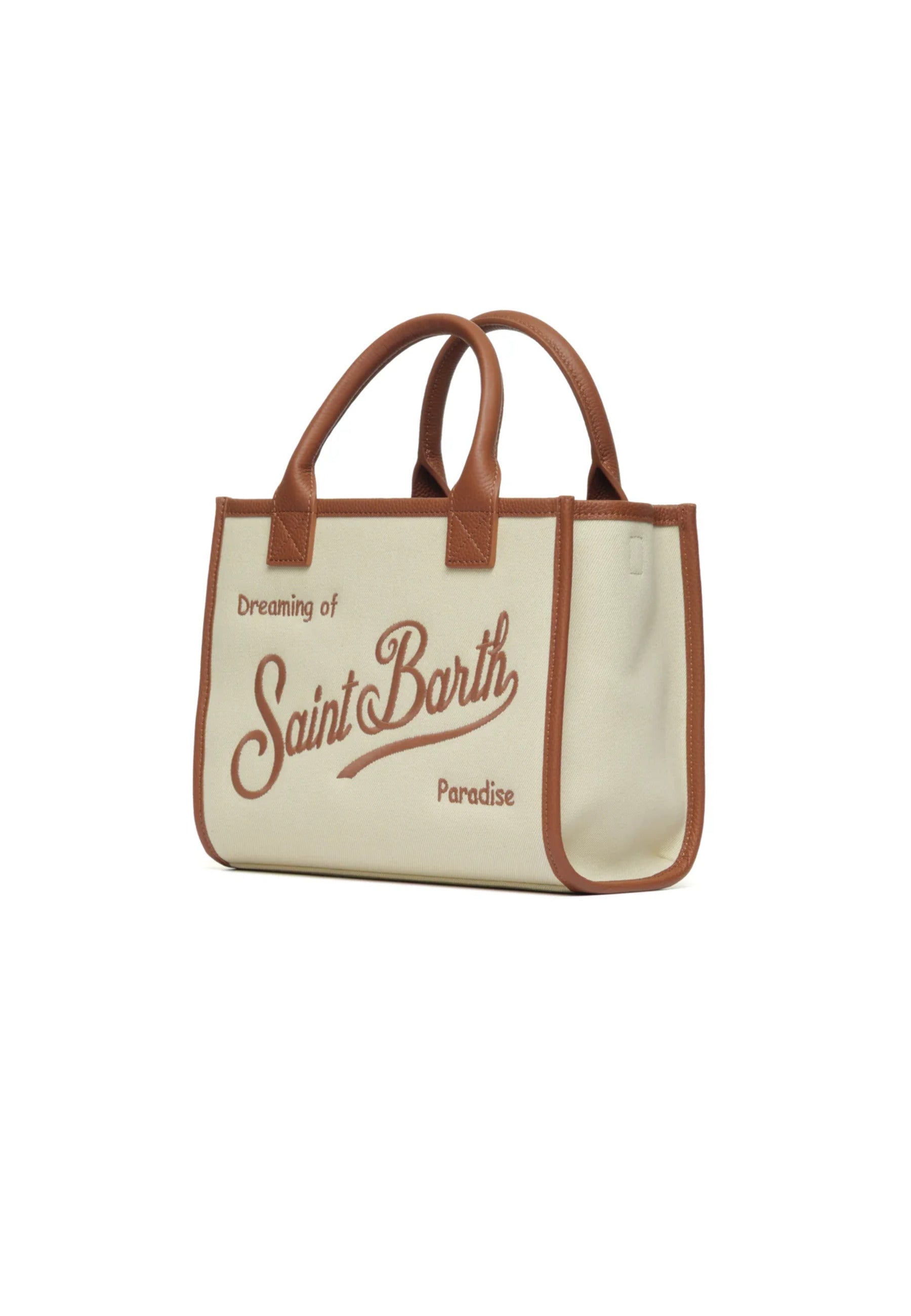 Rectangular Cream Canvas Tote Bag