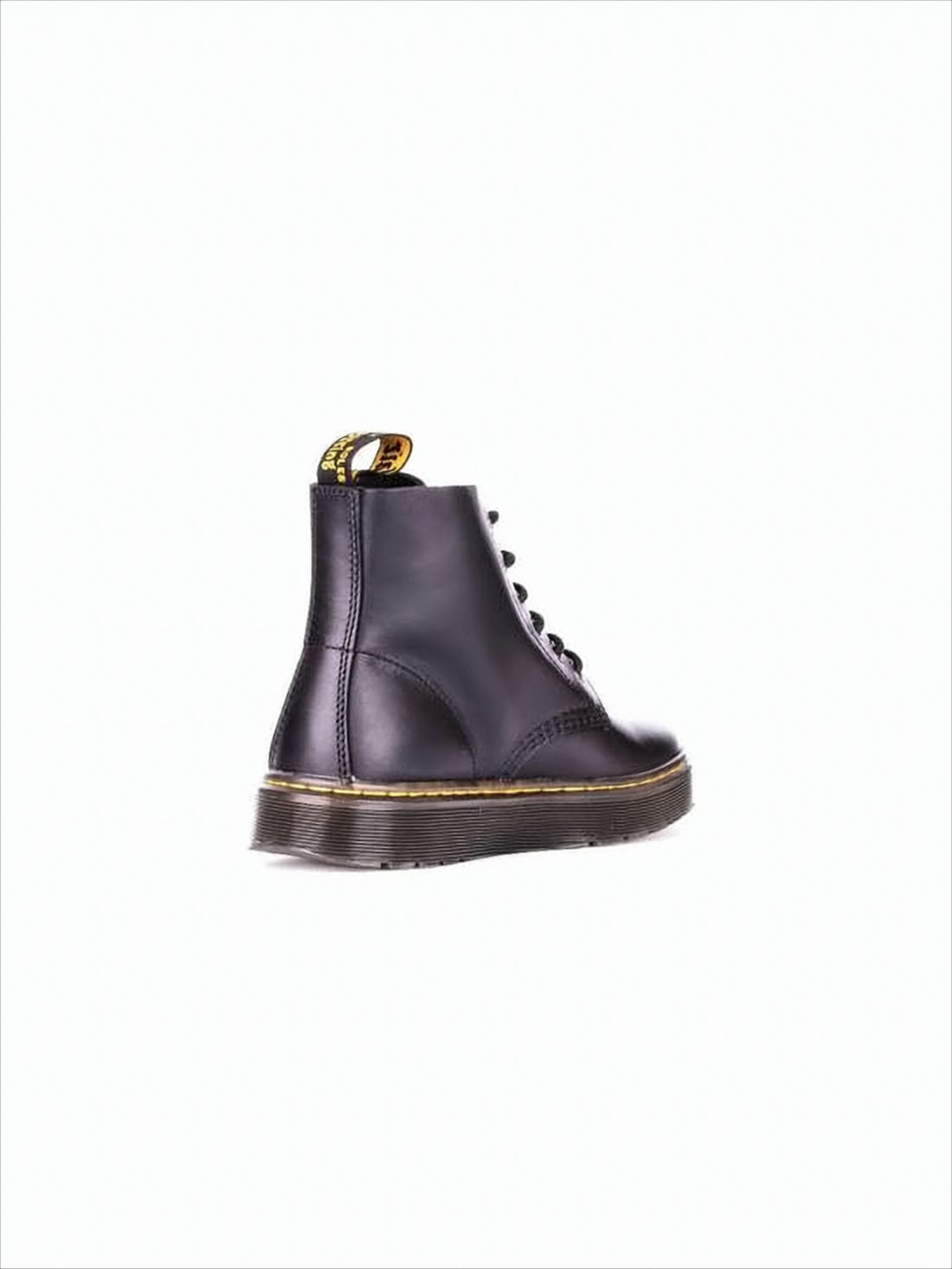 Smooth Leather Ankle Boots with Lace-up Closure