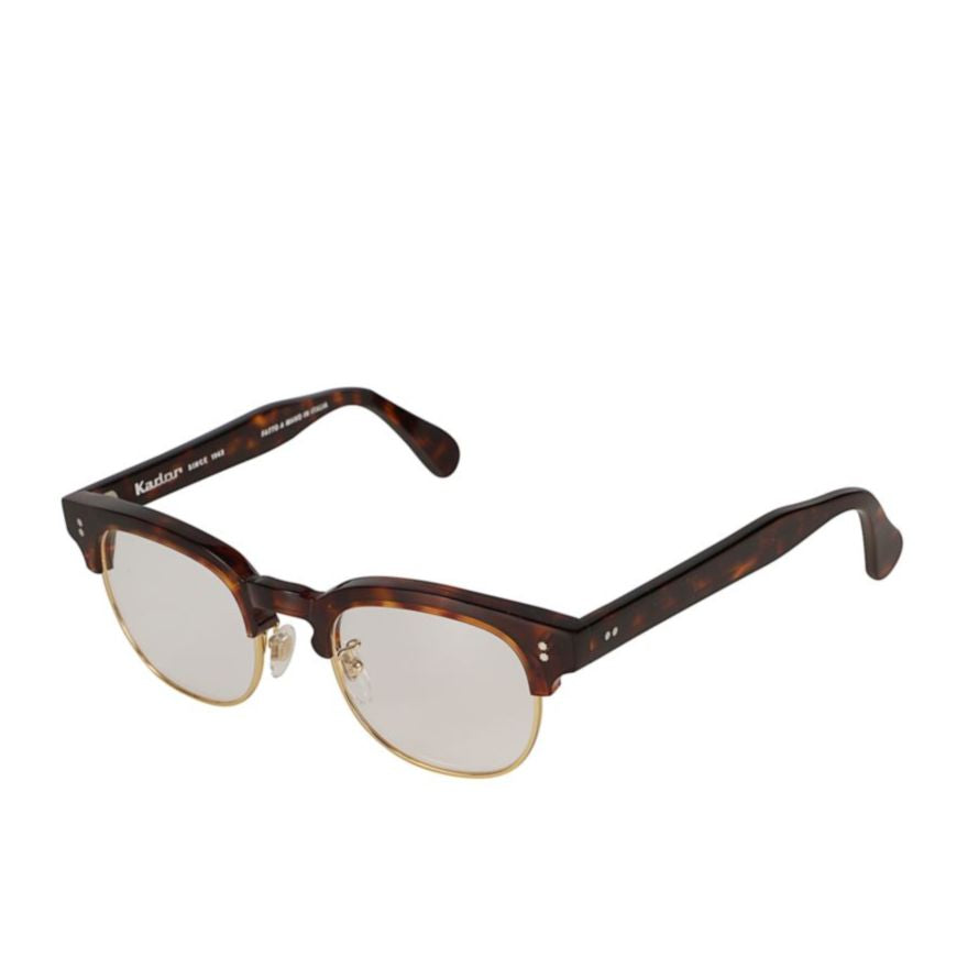 Woody Cm Classic Clubmaster Sunglasses with Tortoiseshell Acetate Frame
