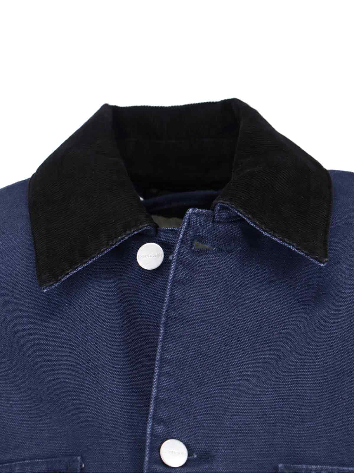 "Og Michigan" Jacket, In Blue Organic Cotton