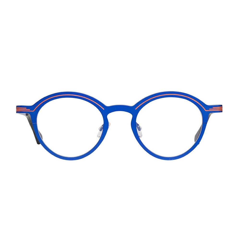 Tetra 1395 Round Frame Titanium Sunglasses