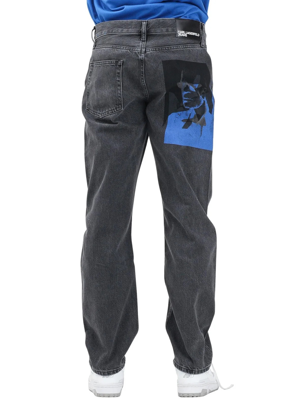 Grey Cotton Jeans