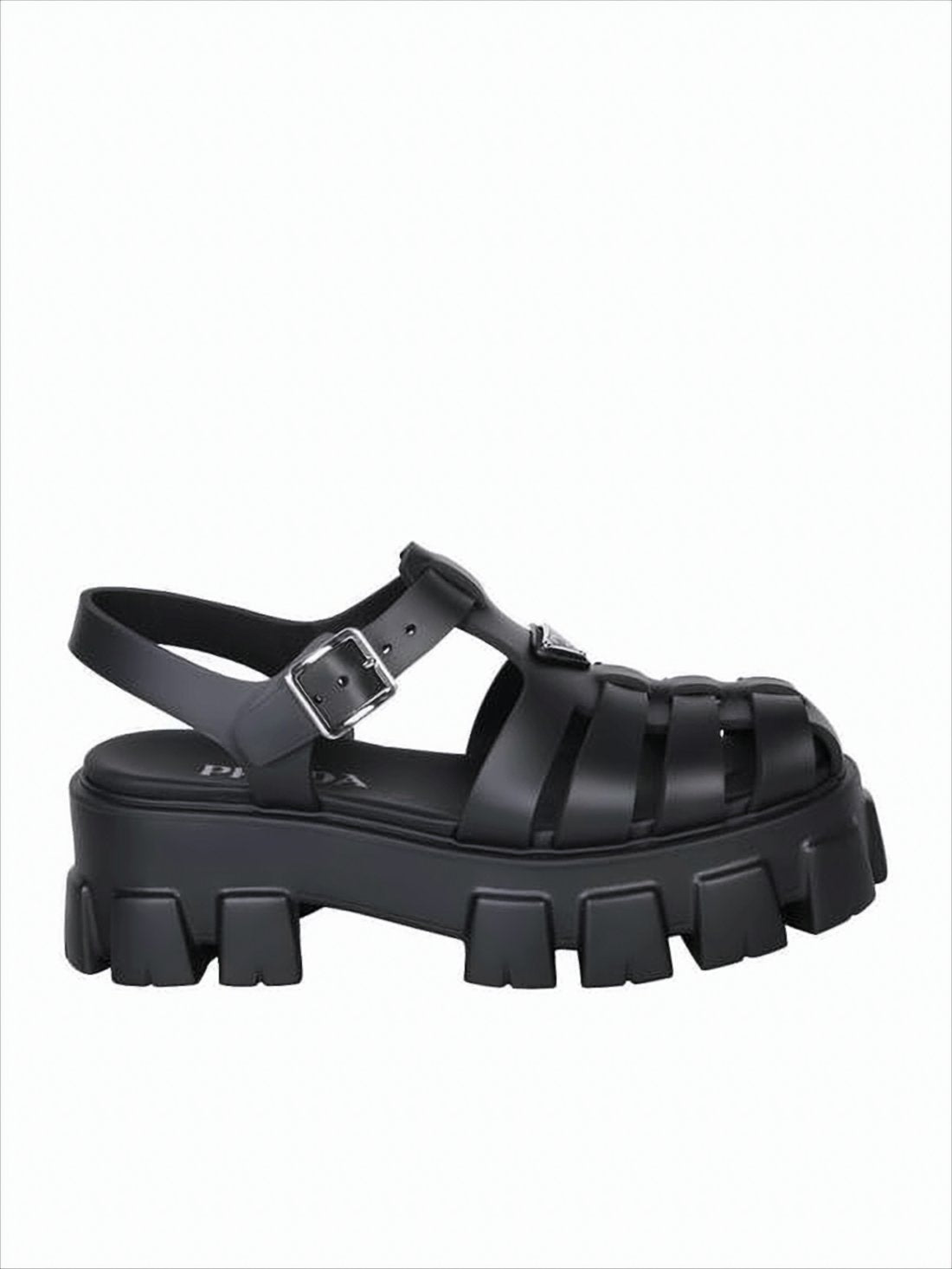 Strappy Sandals with Rugged Sole