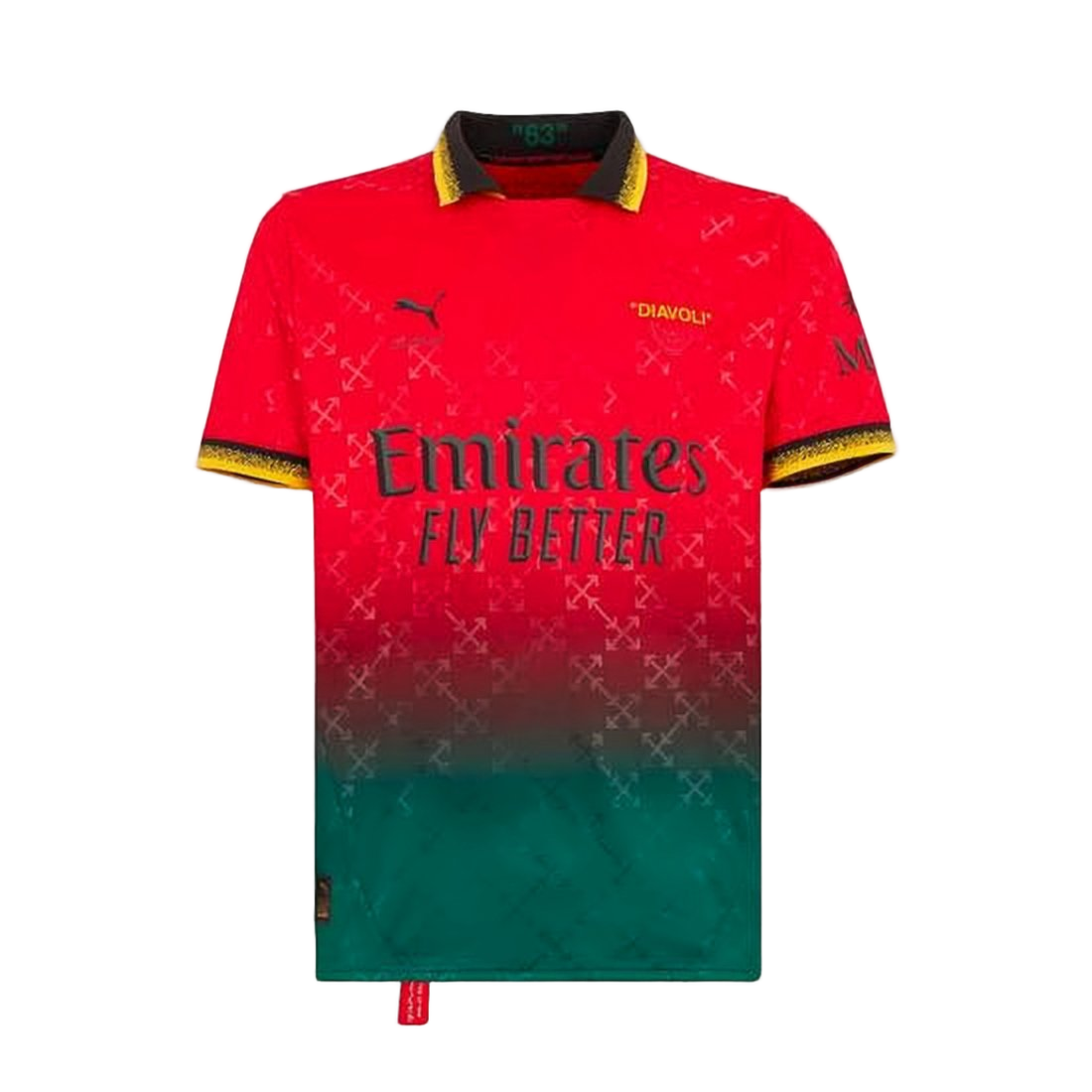 Gradient Design Training Polo Shirt