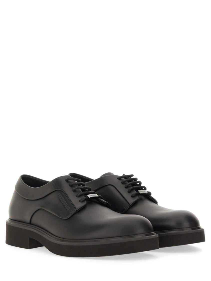 Derby Shoes With Ornamental Detailing
