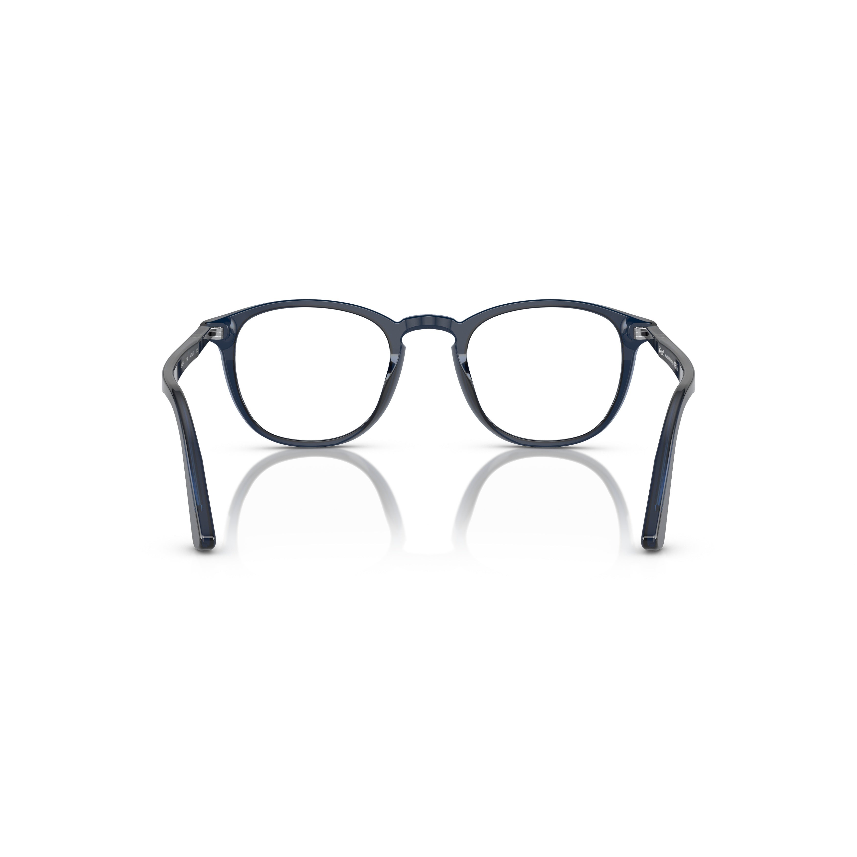 0po3143v Round Acetate Sunglasses with Metallic Accents