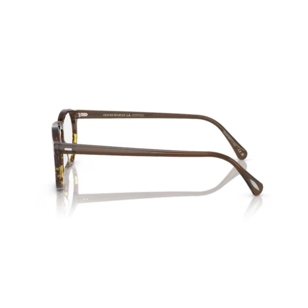 0ov5186 Round Tortoiseshell Acetate Eyeglasses with Keyhole Bridge