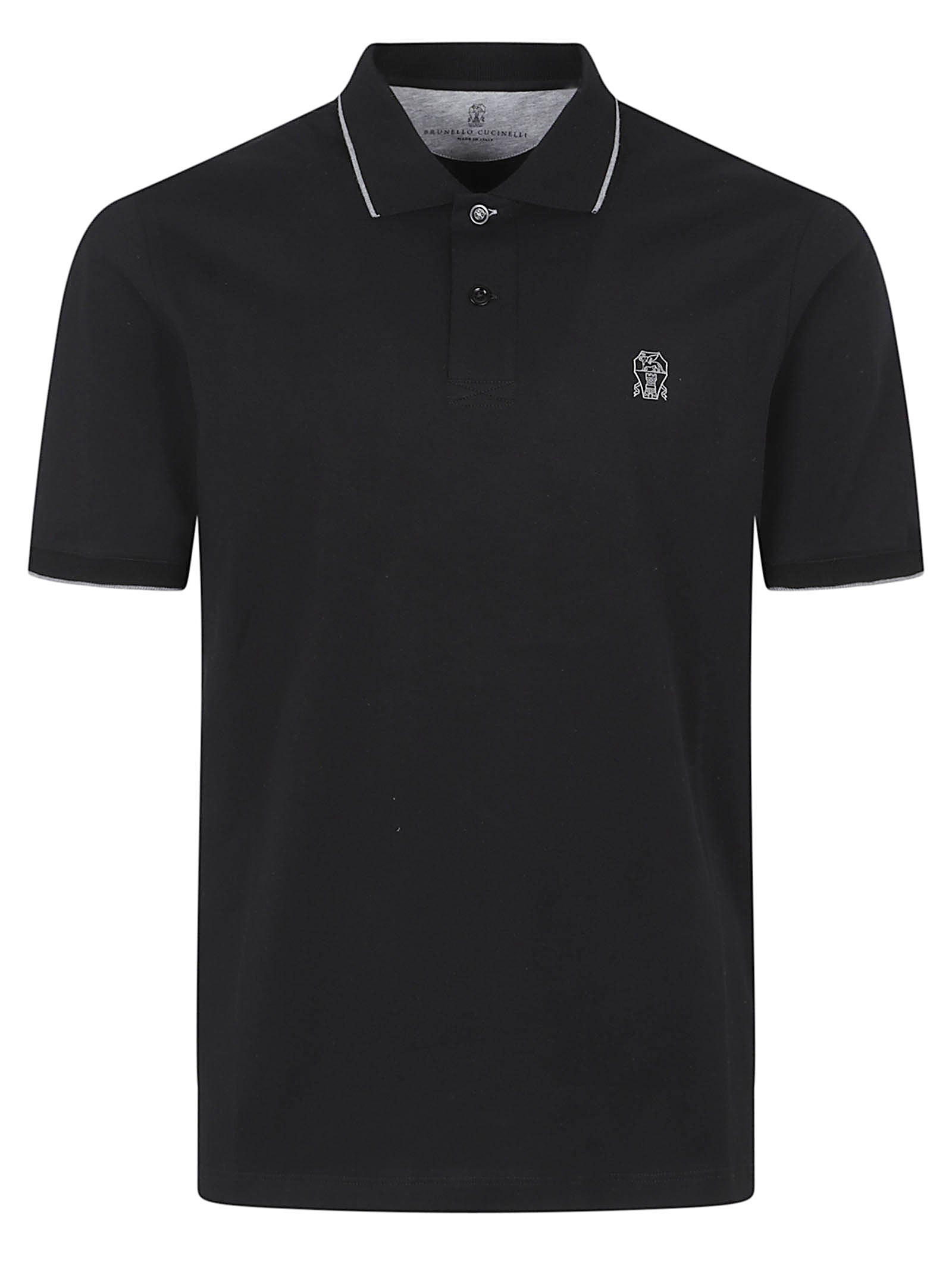 Cotton Polo Shirt With Classic Collar