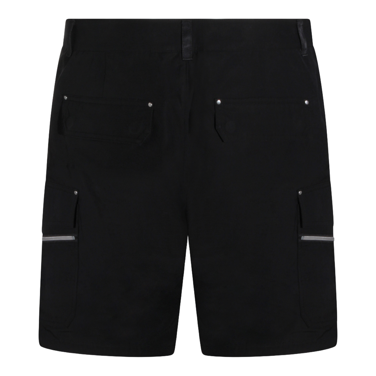 Mid-Thigh Cut Black Shorts