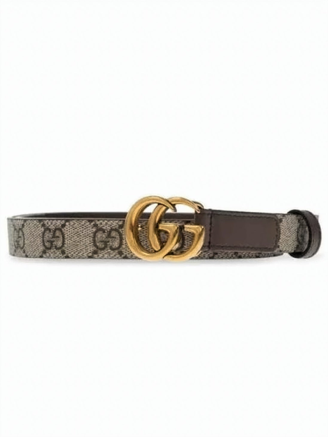 Slim Monogram Fabric Belt