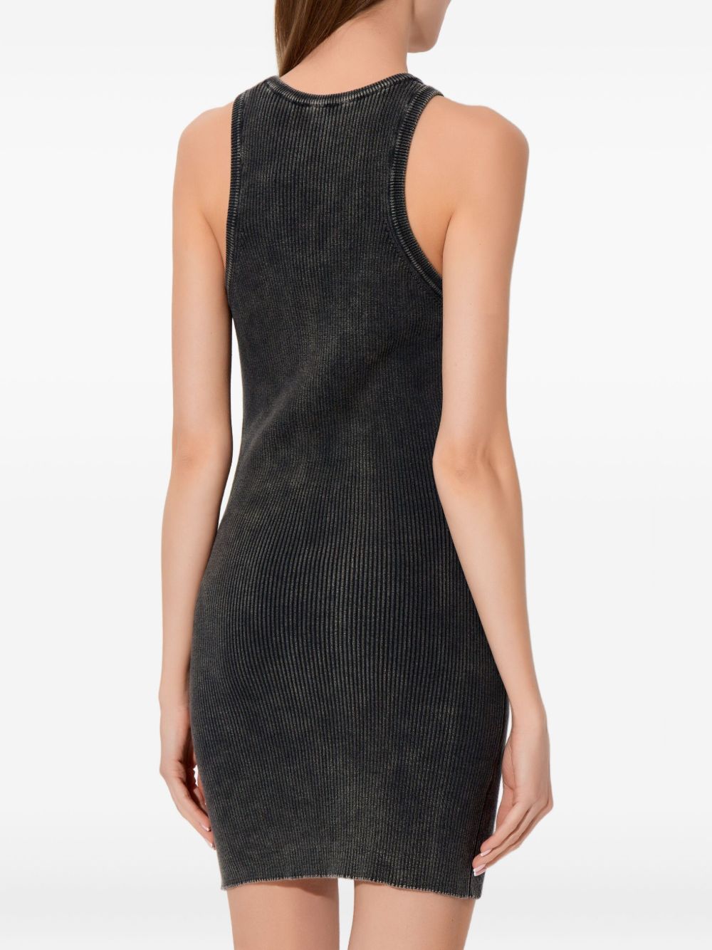 Sleeveless Ribbed Knit Dress